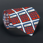Math Nerd Mathematics Teacher Calculator Tie<br><div class="desc">Features an original education-themed illustration. The perfect gift for your favorite teacher or math nerd!</div>