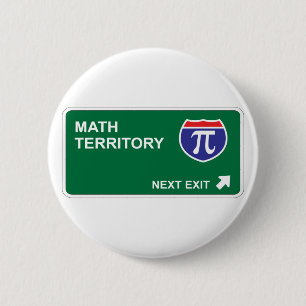Math Next Exit 6 Cm Round Badge
