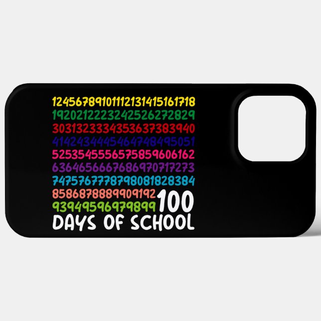 Math Numbers 100th Day of School Teacher Kids  Case-Mate iPhone Case (Back (Horizontal))