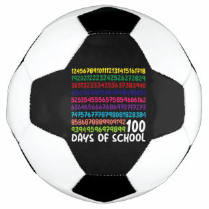 Math Numbers 100th Day of School Teacher Kids  Football