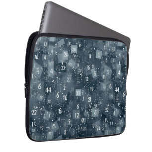 Math Numbers Abstract Laptop Sleeve
