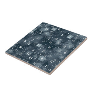 Math Numbers Abstract Tile