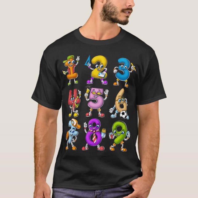 Math Numbers T-Shirt (Front)