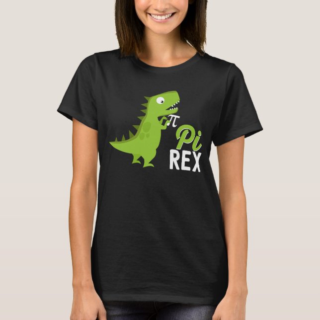 Math Outfit Dinosaur Pi Rex 3 14 Algebra T-Shirt (Front)