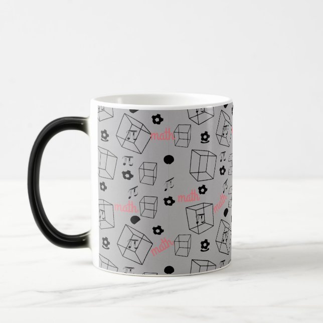 Math Pattern coffee mug (Left)
