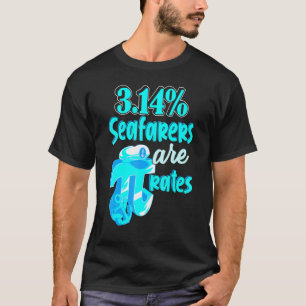 Math Pi 314 Pirate Pun Parody Mathematics T-Shirt
