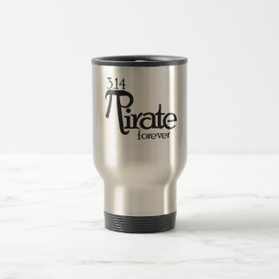 Math Pirate for Pi Day Travel Mug