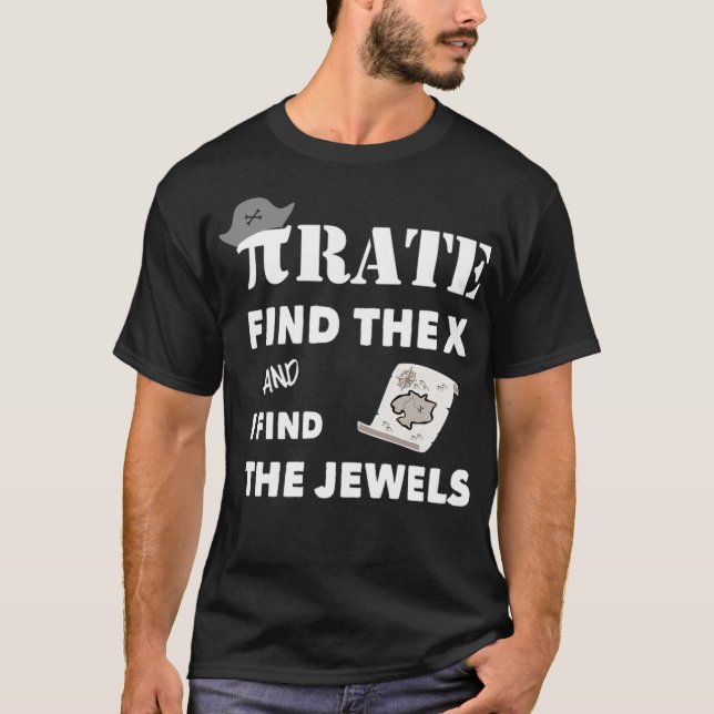 Math Pirate tina cool  T-Shirt (Front)