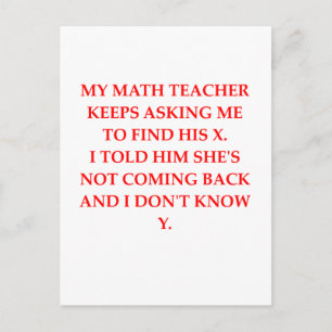 MATH POSTCARD