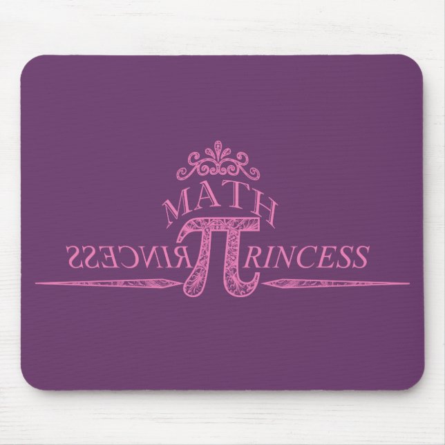 Math Princess Mouse Mat (Front)