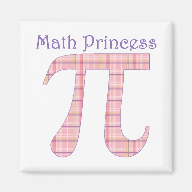 Math Princess Pink.png Magnet (Front)