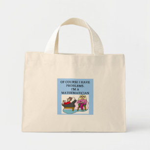 MATH psychology joke Mini Tote Bag