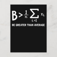 Math Pun Mathematician Be Greater Than Average