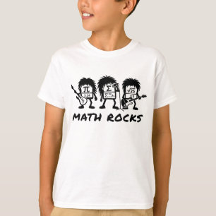 Math Rocks Academic Rock Band Humor T-Shirt