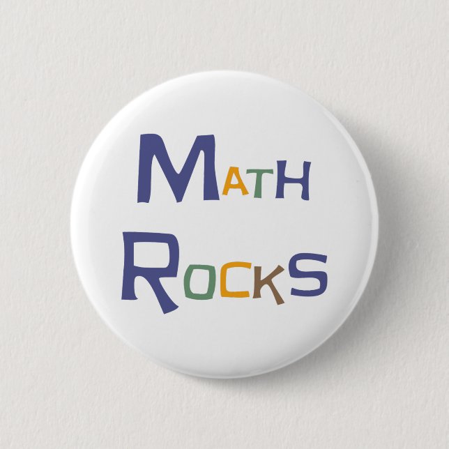 Math rocks Button (Front)