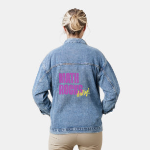 Math Rocks Daily! Cool Denim Jacket