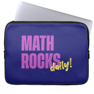 Math Rocks Daily Laptop Sleeve