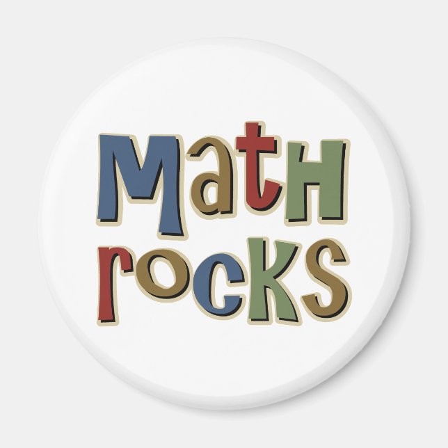 Math Rocks Magnet (Front)