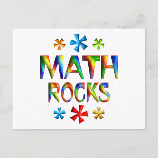 MATH ROCKS POSTCARD