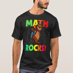 Math Rocks Sloth Back To School T-Shirt