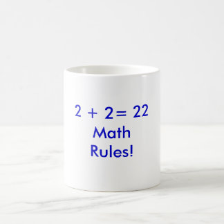 Math Rules Mug