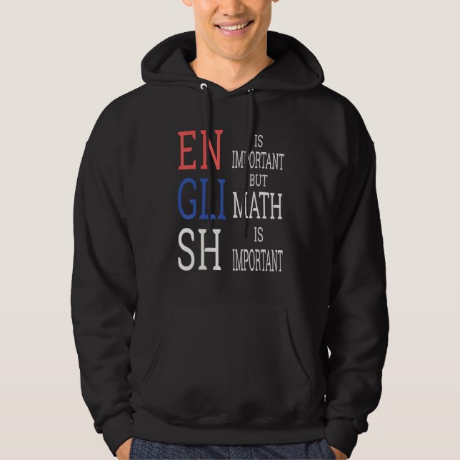 Math Science Nerd Teacher Idea Birthday Hoodie (Front)