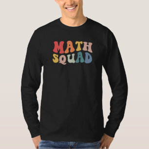 Math Squad Retro Vintage Aka Math Teacher 1st Day T-Shirt