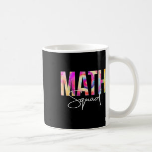 Math Squad Tie Dye Back To School women appreciati Coffee Mug