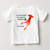 Math Squid Bedtime t-shirt