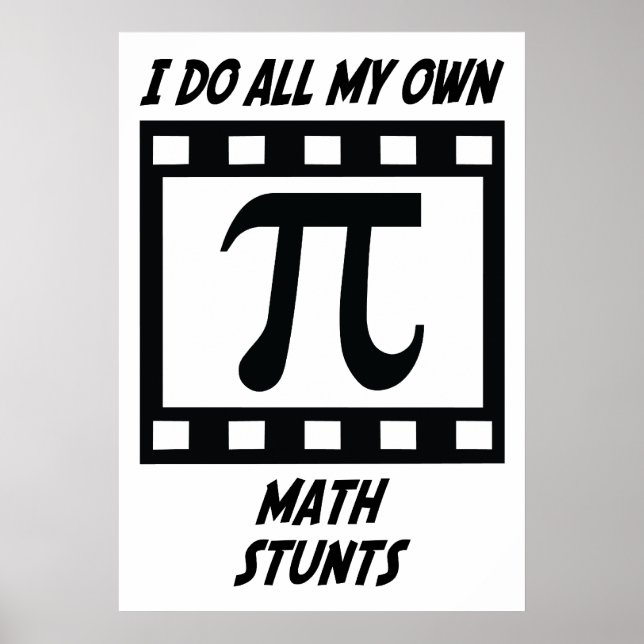 Math Stunts Poster (Front)