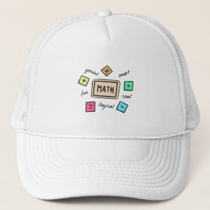 Math symbols for Students and Parents Trucker Hat