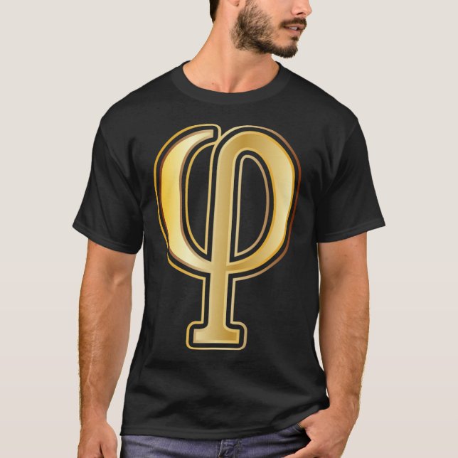 Math Symbols Gold Ratio Phi Maths Fan Gift riding  T-Shirt (Front)