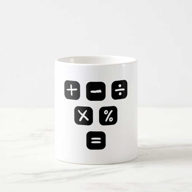 Math Symbols mathematical Signs Coffee Mug (Center)