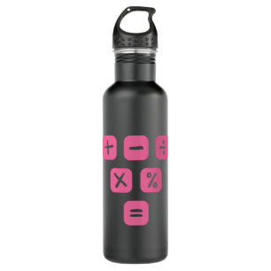 Math Symbols mathematical Signs Maths 710 Ml Water Bottle