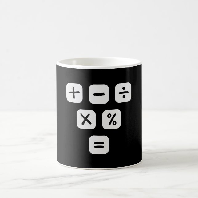 Math Symbols mathematical Signs Maths Coffee Mug (Center)