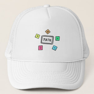 Math symbols Students and Parents Trucker Hat