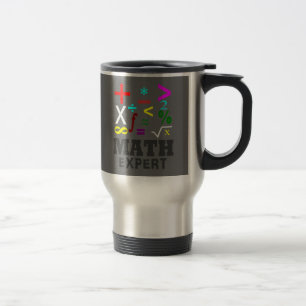Math Symbols Travel Mug