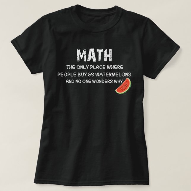 math T-Shirt (Design Front)