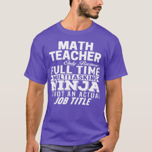 Math Teacher 3 T-Shirt