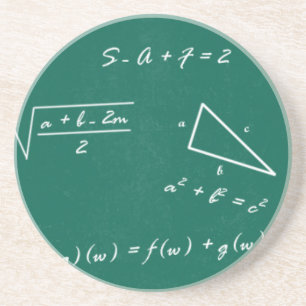 math teacher algebra geek coaster