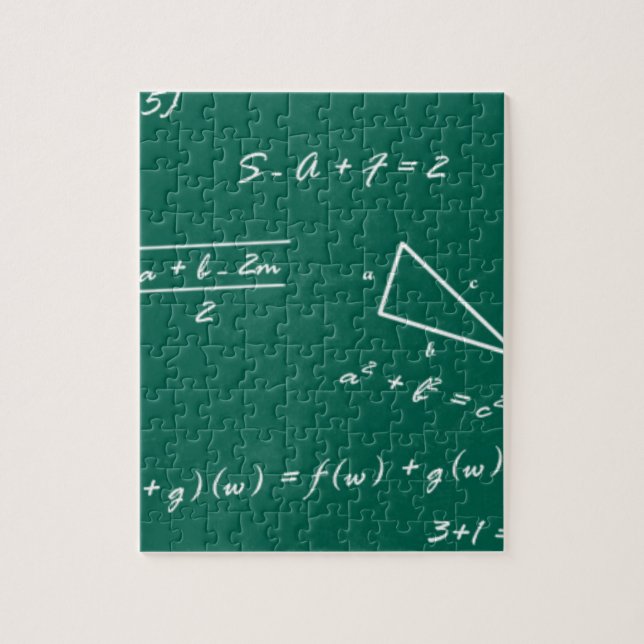 math teacher algebra geek jigsaw puzzle (Vertical)