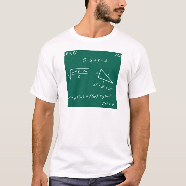 math teacher algebra geek T-Shirt (Front)