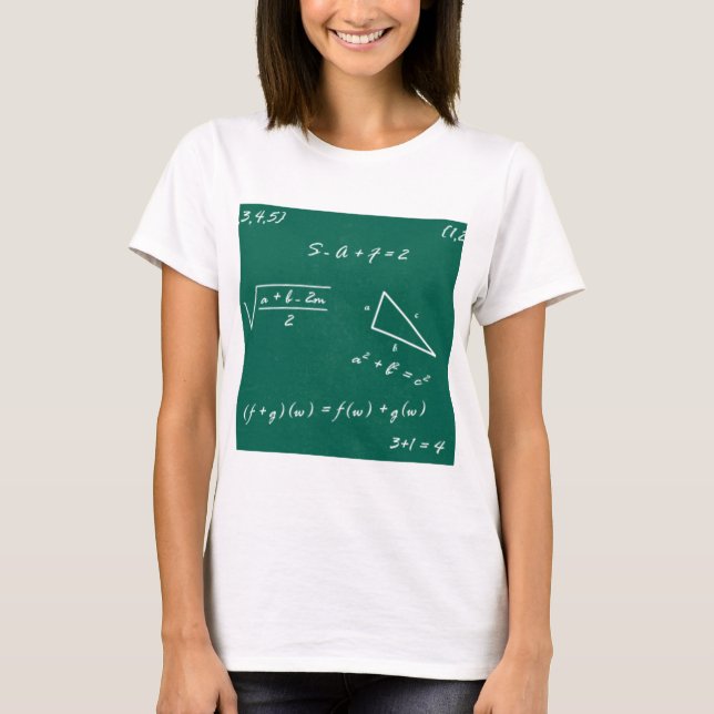 math teacher algebra geek T-Shirt (Front)