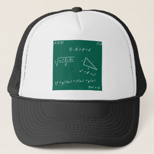 math teacher algebra geek trucker hat