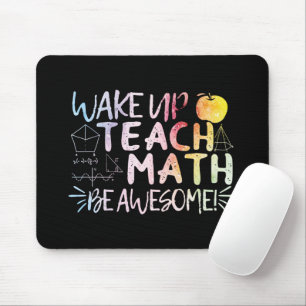 Math Teacher Appreciation - Be Awesome Mouse Mat