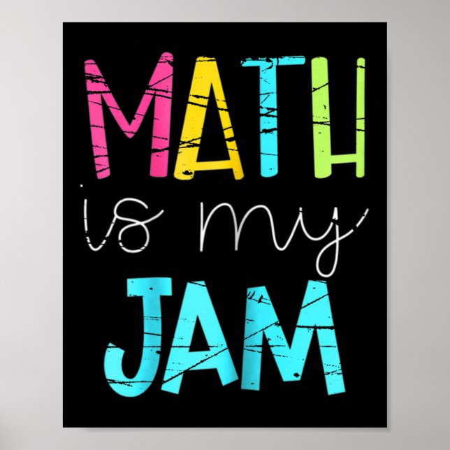 Math Teacher Back To School Poster (Front)