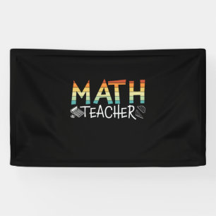 Math Teacher Banner