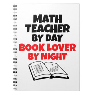 Math Teacher by Day Book Lover by Night