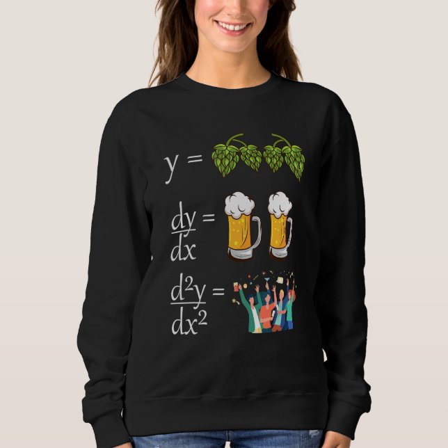 Math Teacher Calculus Derivatives Mathematics Scie Sweatshirt (Front)