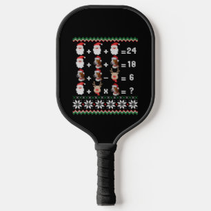 Math Teacher Christmas HARRIER Pickleball Paddle